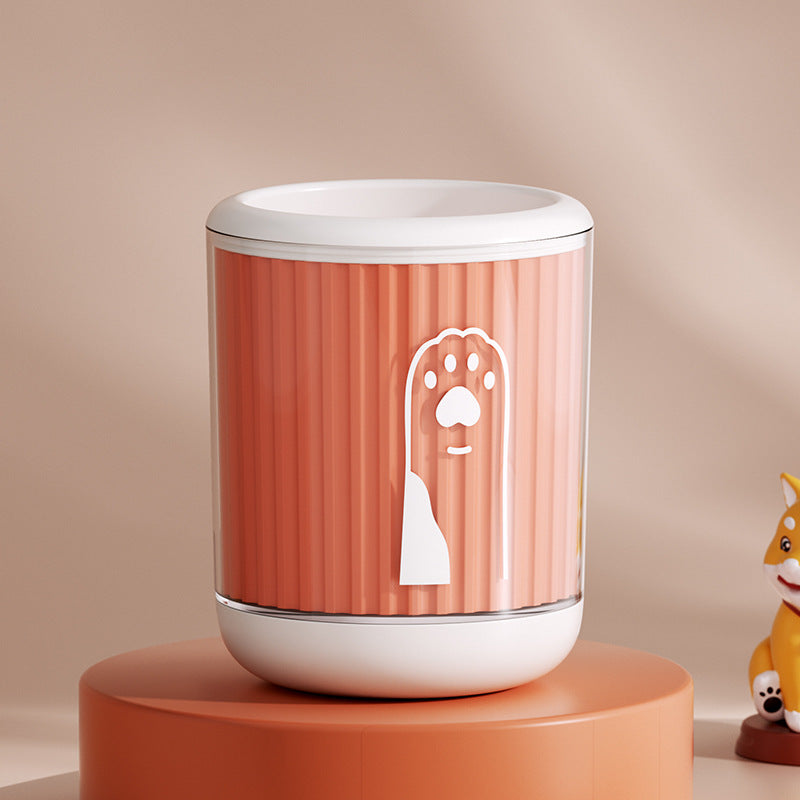 Portable Dog Paw Cleaner & Foot Massage Cup | Silicone Bristle Muddy Paw Washer | Gentle Pet Foot Cleaning Tool for Small, Medium, and Large Dogs