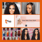 13A 200% Density Raw Hair Lace Frontal Wig – 13x6 - Phoenix