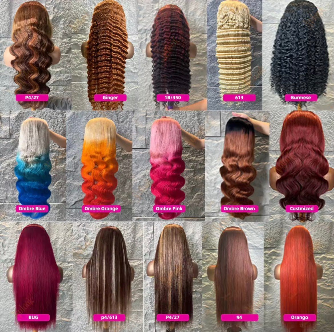 13A 200% Density Raw Hair Lace Frontal Wig – 5x5 - Phoenix