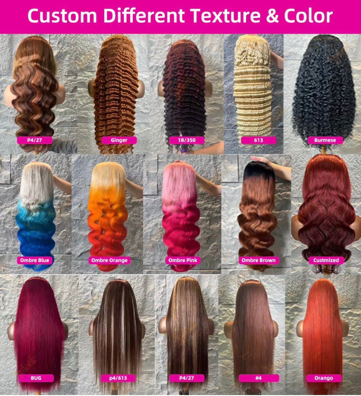 13A 250% Density Raw Hair Lace Frontal Wig – 6x6 - Phoenix
