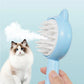 3 - in - 1 Electric Steamy Cat Brush | Rechargeable Pet Grooming Brush with Integrated Mist Spray | Self - Cleaning Slicker Brush for Massaging & De - Shedding Cats & Dogs - Phoenix