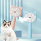 3 - in - 1 Electric Steamy Cat Brush | Rechargeable Pet Grooming Brush with Integrated Mist Spray | Self - Cleaning Slicker Brush for Massaging & De - Shedding Cats & Dogs - Phoenix