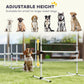 4 - Piece Adjustable Dog Agility Jump Set | Professional Indoor & Outdoor Dog Training Kit | High - Jump Obstacle Course with Displacing Safety Bar & Carry Bag - Phoenix