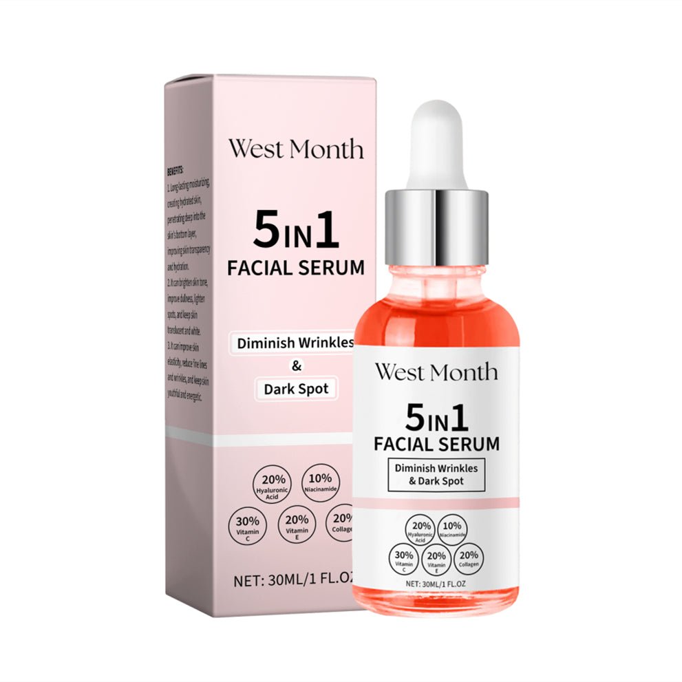 5 - in - 1 Anti - Wrinkle Vitamin C Facial Moisturizer | All - In - One Anti - Aging Face Cream | Brightening & Firming Retinol + Hyaluronic Acid Formula - Phoenix