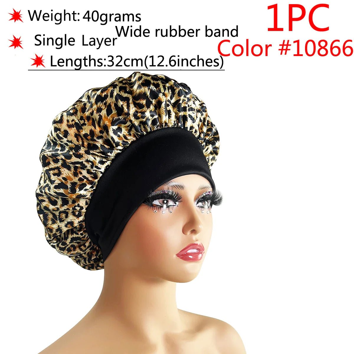 Adjustable Satin Sleep Bonnet - Phoenix