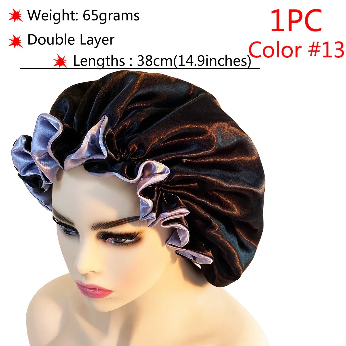 Adjustable Satin Sleep Bonnet - Phoenix