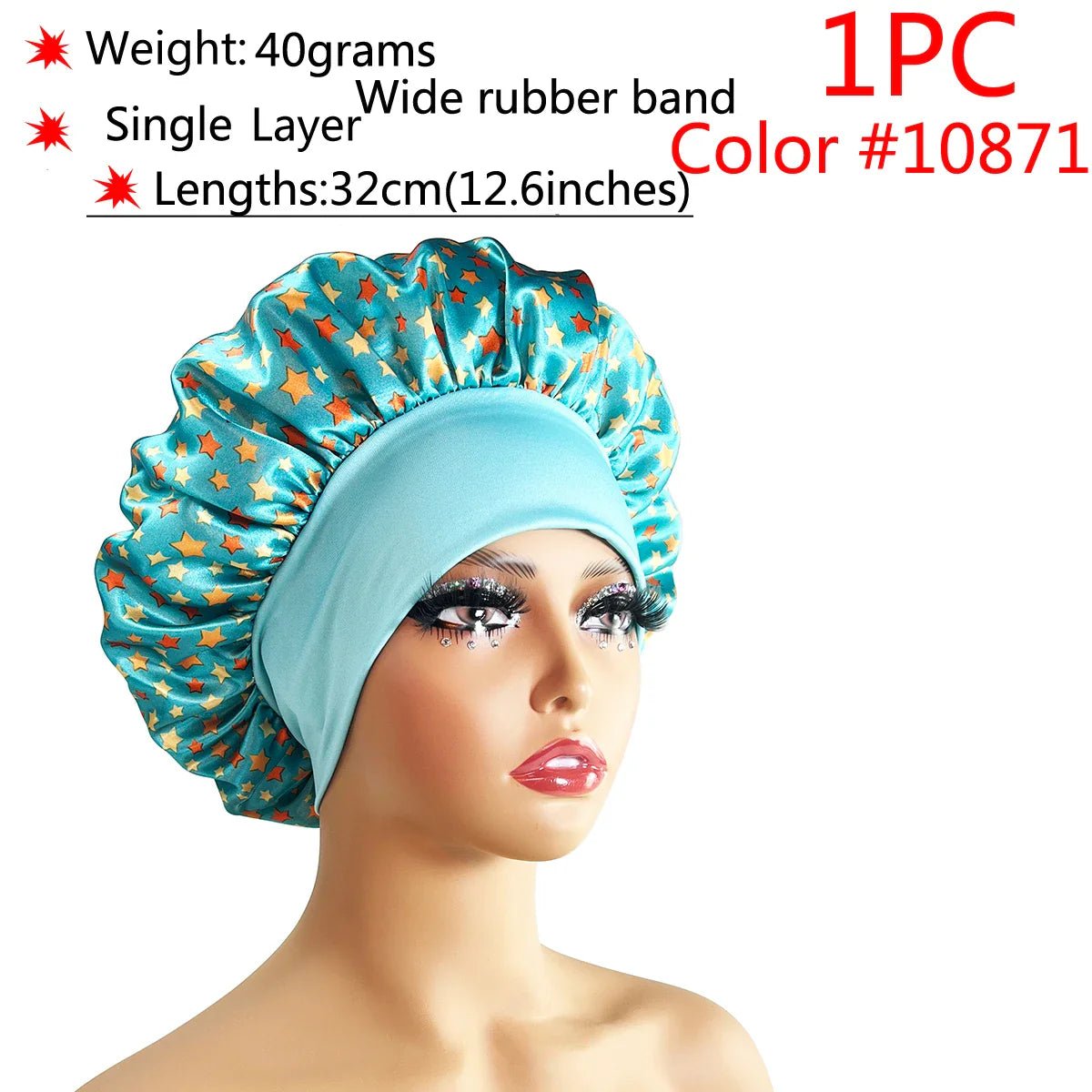 Adjustable Satin Sleep Bonnet - Phoenix