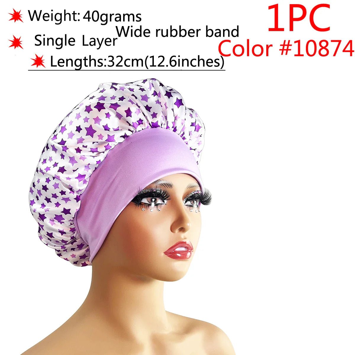 Adjustable Satin Sleep Bonnet - Phoenix