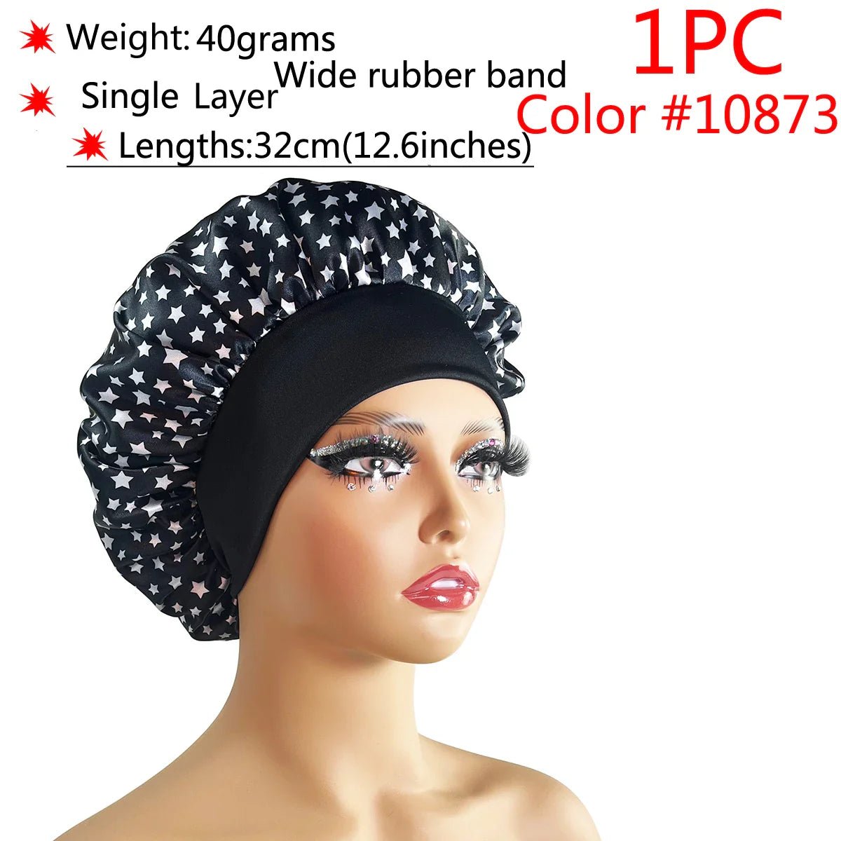 Adjustable Satin Sleep Bonnet - Phoenix