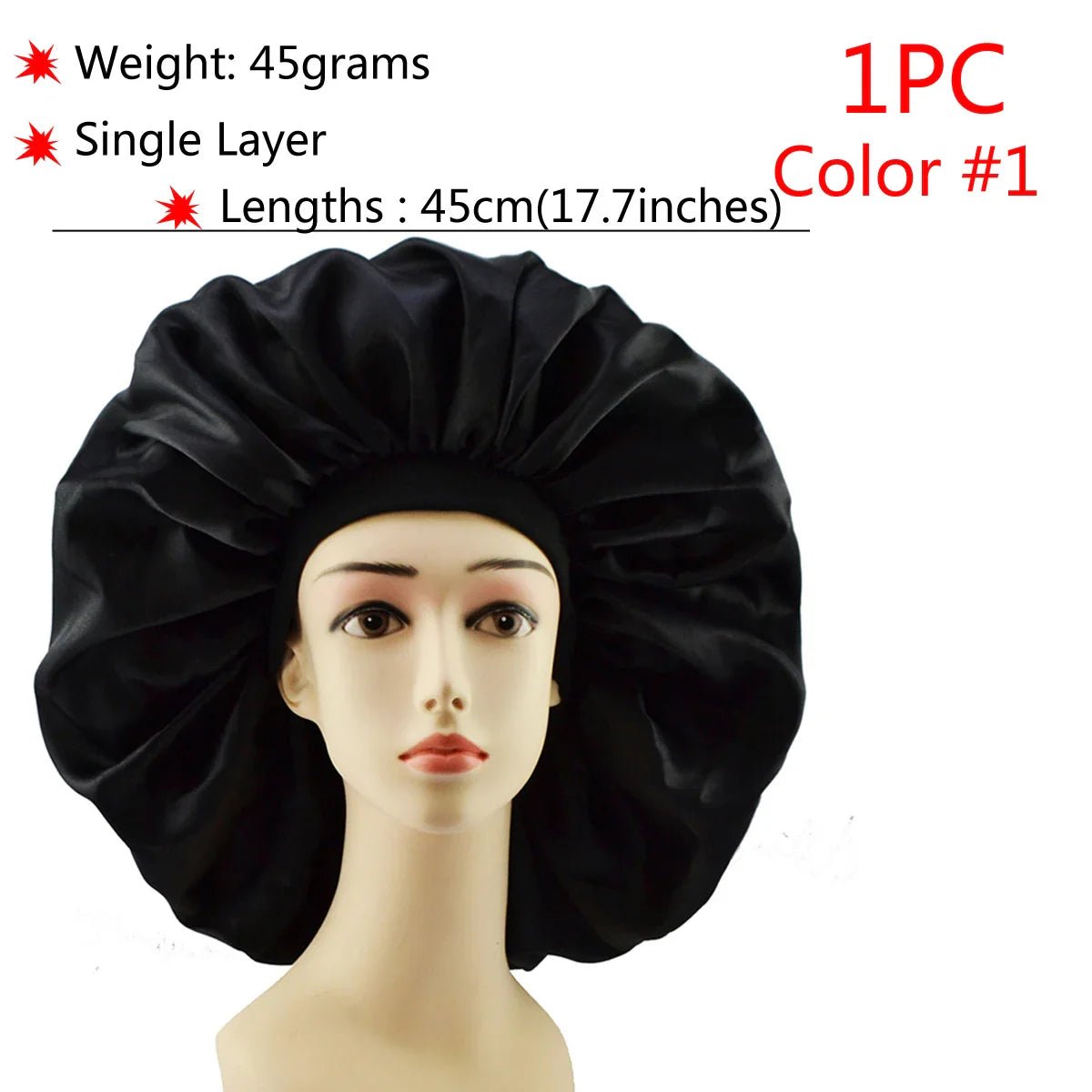 Adjustable Satin Sleep Bonnet - Phoenix