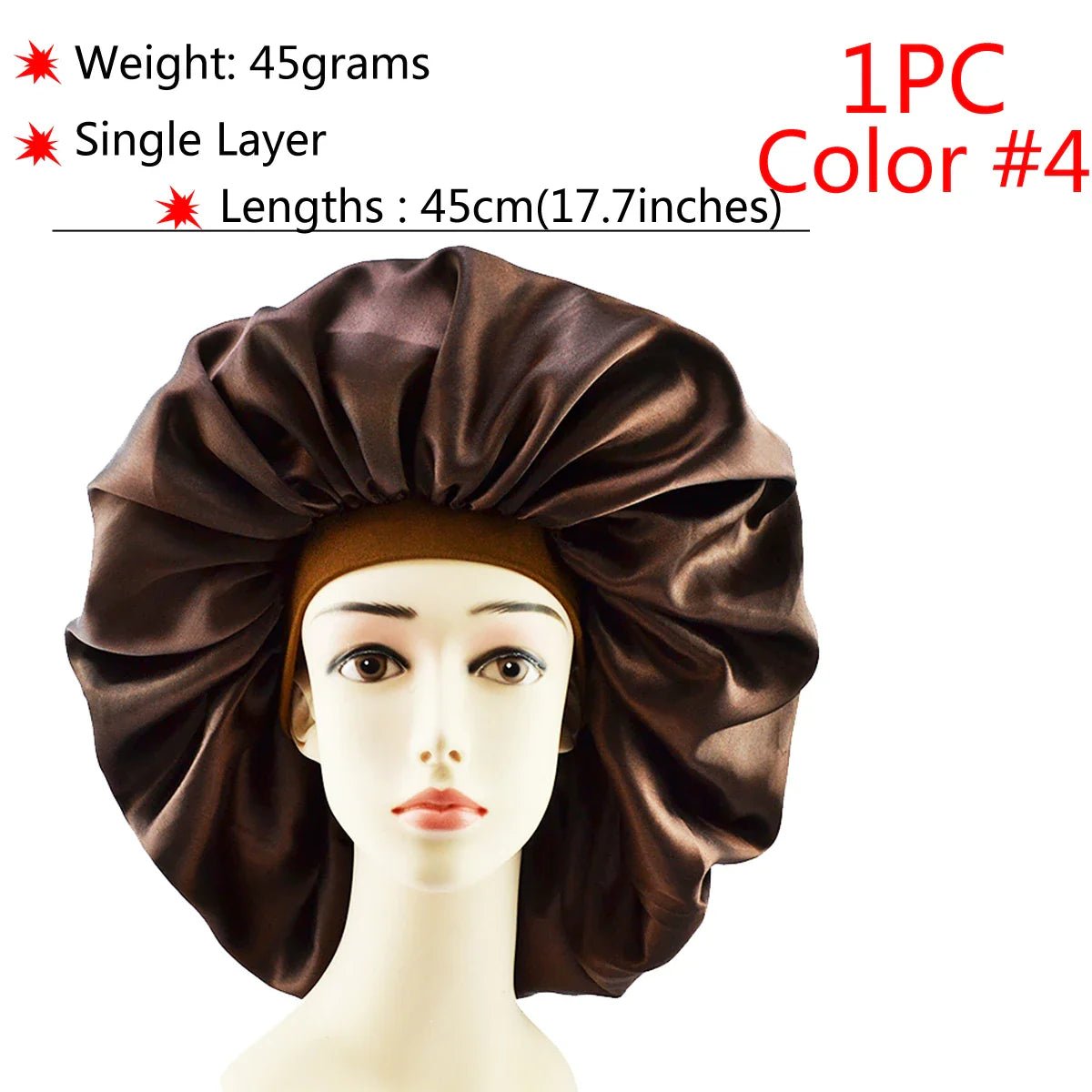 Adjustable Satin Sleep Bonnet - Phoenix