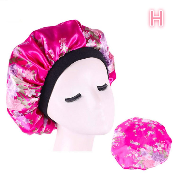 Beauty print Satin silk Bonnet sleep night cap - Phoenix