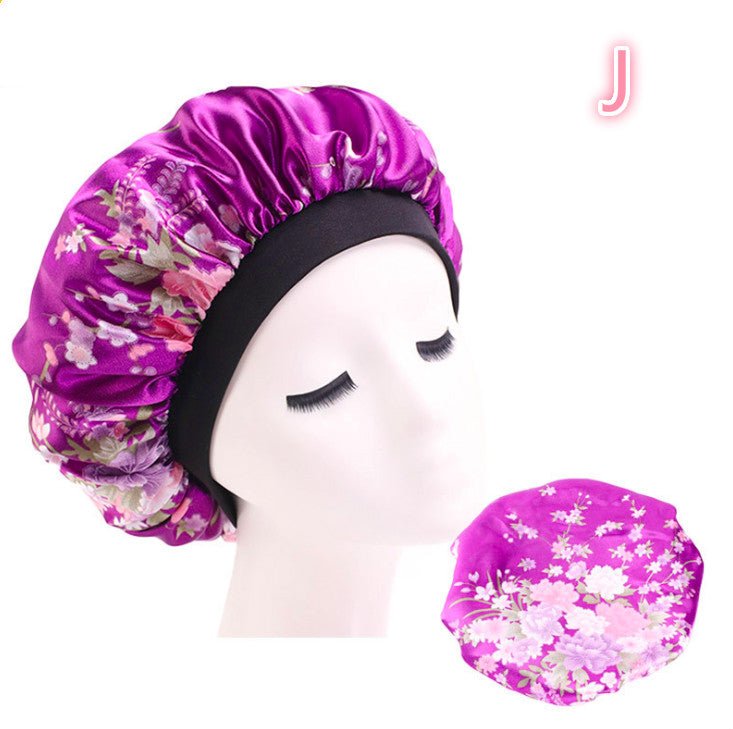 Beauty print Satin silk Bonnet sleep night cap - Phoenix