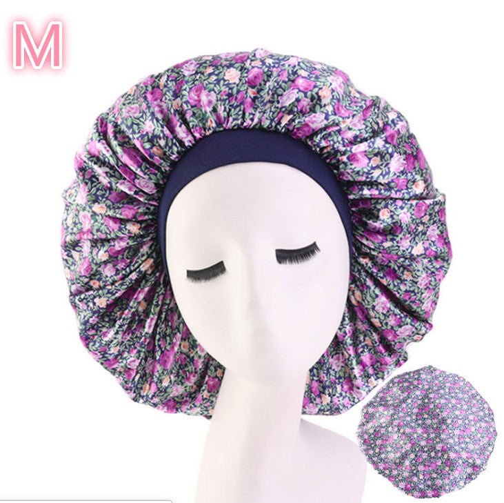 Beauty print Satin silk Bonnet sleep night cap - Phoenix