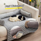 Dog Sofa Bed & Furniture Protector | Removable Anti - Anxiety Pet Couch Cover | Washable Bolster Dog Bed Mat for Large Dogs & Cats - Phoenix