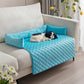 Dog Sofa Bed & Furniture Protector | Removable Anti - Anxiety Pet Couch Cover | Washable Bolster Dog Bed Mat for Large Dogs & Cats - Phoenix