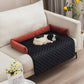 Dog Sofa Bed & Furniture Protector | Removable Anti - Anxiety Pet Couch Cover | Washable Bolster Dog Bed Mat for Large Dogs & Cats - Phoenix