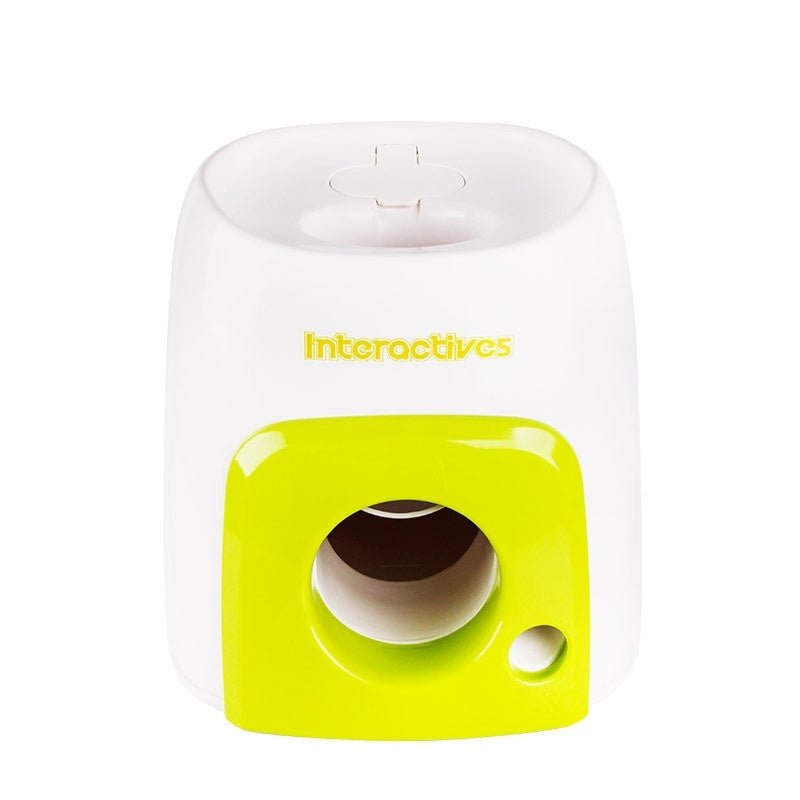 Interactive Dog Baseball Reward Machine | Mechanical Treat Dispenser & IQ Training Toy | Gravity - Fed Fetch Feeder for Small & Medium Dogs - Phoenix