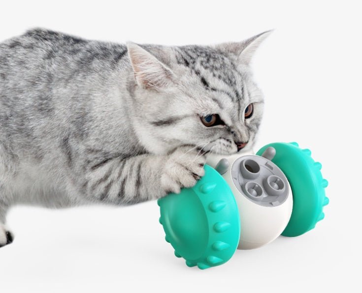 Interactive Pet Puzzle Feeder & Tumbler Toy | Intelligent Slow Feeder Toy Car for Dogs & Cats | IQ Training Treat Dispenser for Mental Stimulation & Healthy Digestion - Phoenix