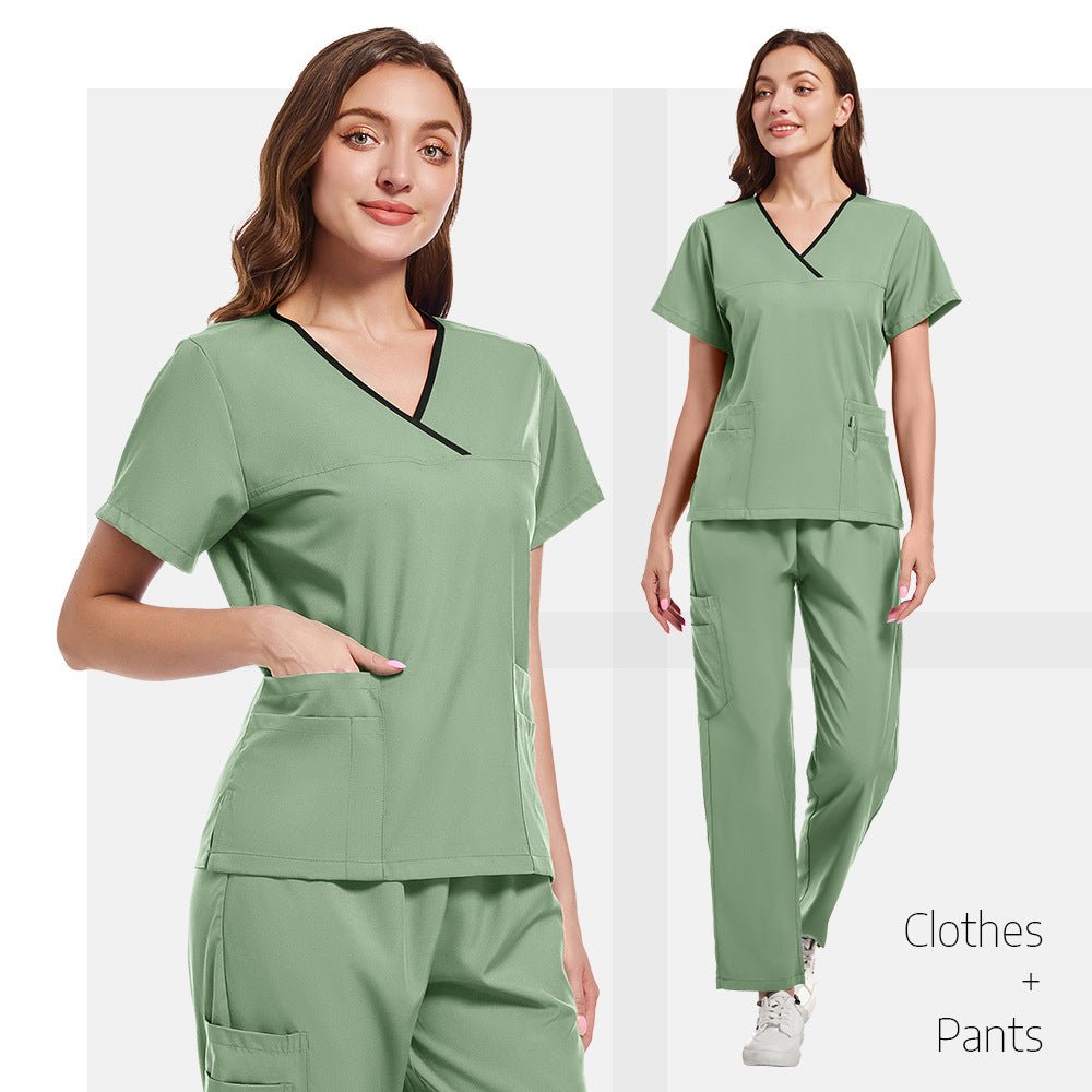 Professional Medical Scrub Set | Stretchy Quick - Dry Surgical Uniform | Moisture - Wicking 2 - Piece Operating Room Suit for Doctors & Nurses - Phoenix