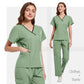 Professional Medical Scrub Set | Stretchy Quick - Dry Surgical Uniform | Moisture - Wicking 2 - Piece Operating Room Suit for Doctors & Nurses - Phoenix