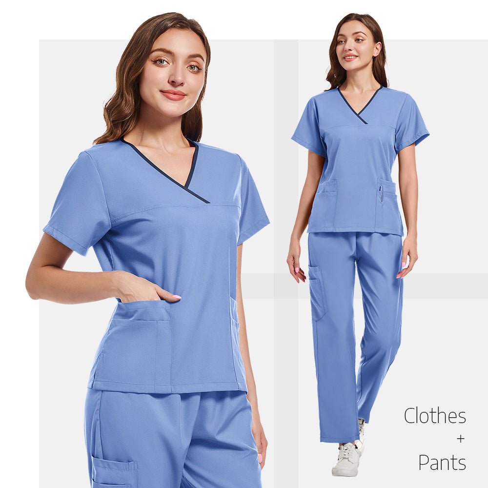 Professional Medical Scrub Set | Stretchy Quick - Dry Surgical Uniform | Moisture - Wicking 2 - Piece Operating Room Suit for Doctors & Nurses - Phoenix
