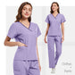 Professional Medical Scrub Set | Stretchy Quick - Dry Surgical Uniform | Moisture - Wicking 2 - Piece Operating Room Suit for Doctors & Nurses - Phoenix