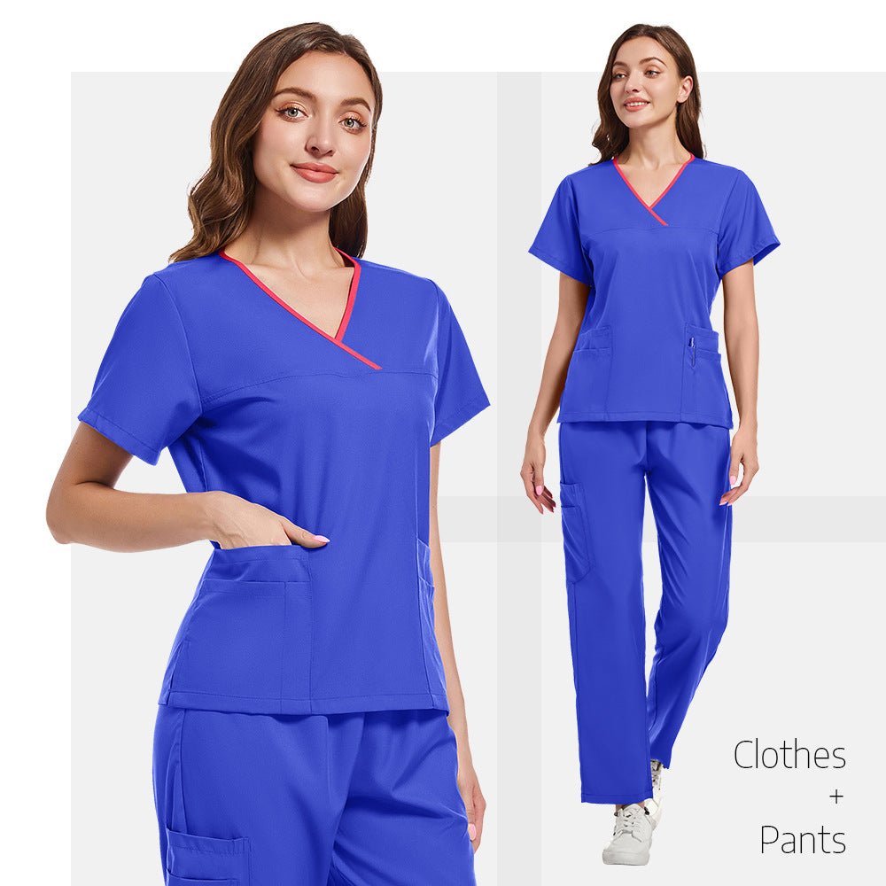 Professional Medical Scrub Set | Stretchy Quick - Dry Surgical Uniform | Moisture - Wicking 2 - Piece Operating Room Suit for Doctors & Nurses - Phoenix
