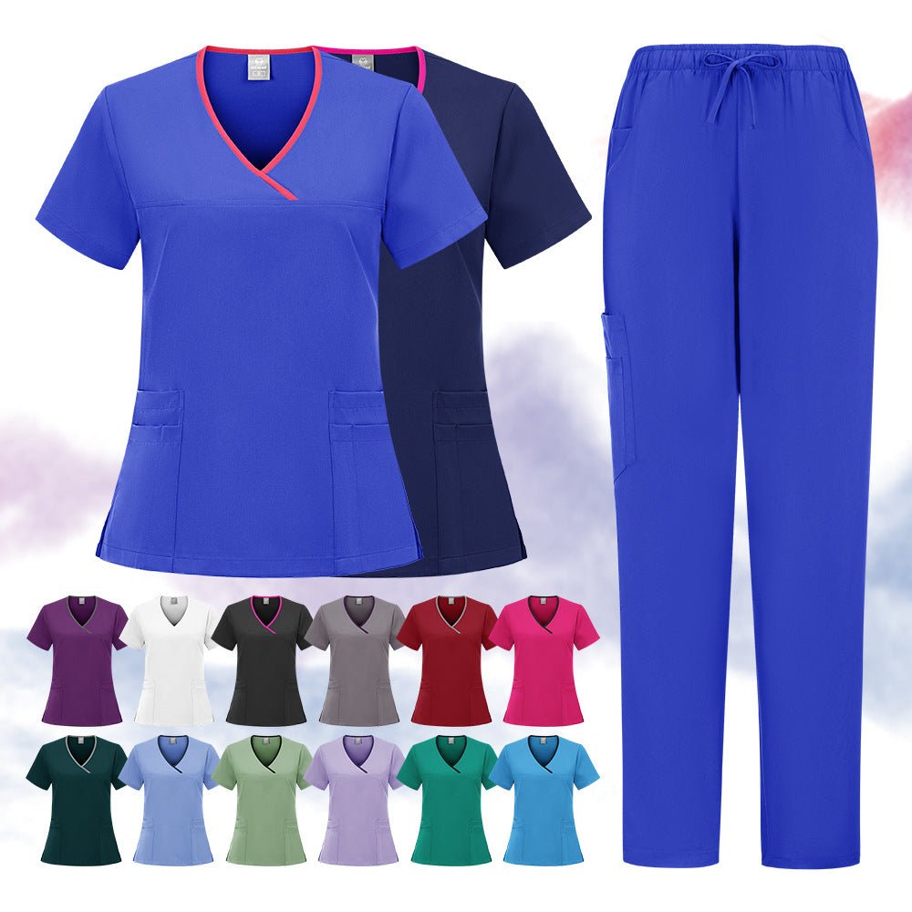 Professional Medical Scrub Set | Stretchy Quick - Dry Surgical Uniform | Moisture - Wicking 2 - Piece Operating Room Suit for Doctors & Nurses - Phoenix