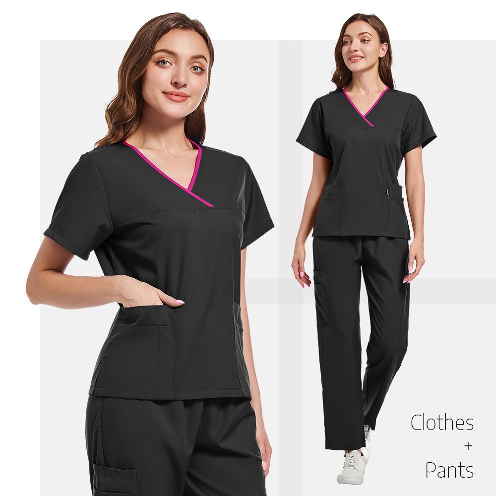 Professional Medical Scrub Set | Stretchy Quick - Dry Surgical Uniform | Moisture - Wicking 2 - Piece Operating Room Suit for Doctors & Nurses - Phoenix