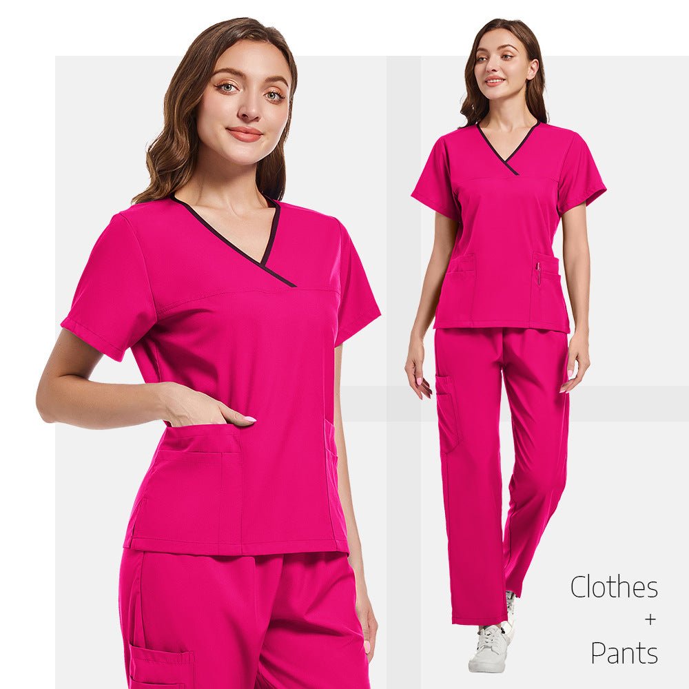 Professional Medical Scrub Set | Stretchy Quick - Dry Surgical Uniform | Moisture - Wicking 2 - Piece Operating Room Suit for Doctors & Nurses - Phoenix