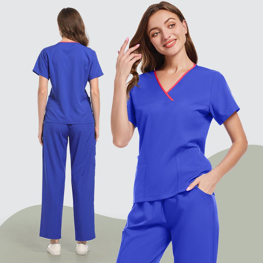 Professional Medical Scrub Set | Stretchy Quick - Dry Surgical Uniform | Moisture - Wicking 2 - Piece Operating Room Suit for Doctors & Nurses - Phoenix