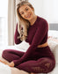 Seamless Ribbed Yoga Set | 2 - Piece High - Waist Gym Suit & Sport Bra | Professional Athletic Compression Workout Outfit for Women - Phoenix