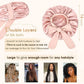 Silk Bonnet For Sleeping Women Satin Bonnet Double Layer Satin Lined Hair Bonnet With Tie Band Curly Hair - Phoenix