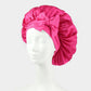 Silk Bonnet For Sleeping Women Satin Bonnet Double Layer Satin Lined Hair Bonnet With Tie Band Curly Hair - Phoenix