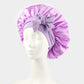Silk Bonnet For Sleeping Women Satin Bonnet Double Layer Satin Lined Hair Bonnet With Tie Band Curly Hair - Phoenix