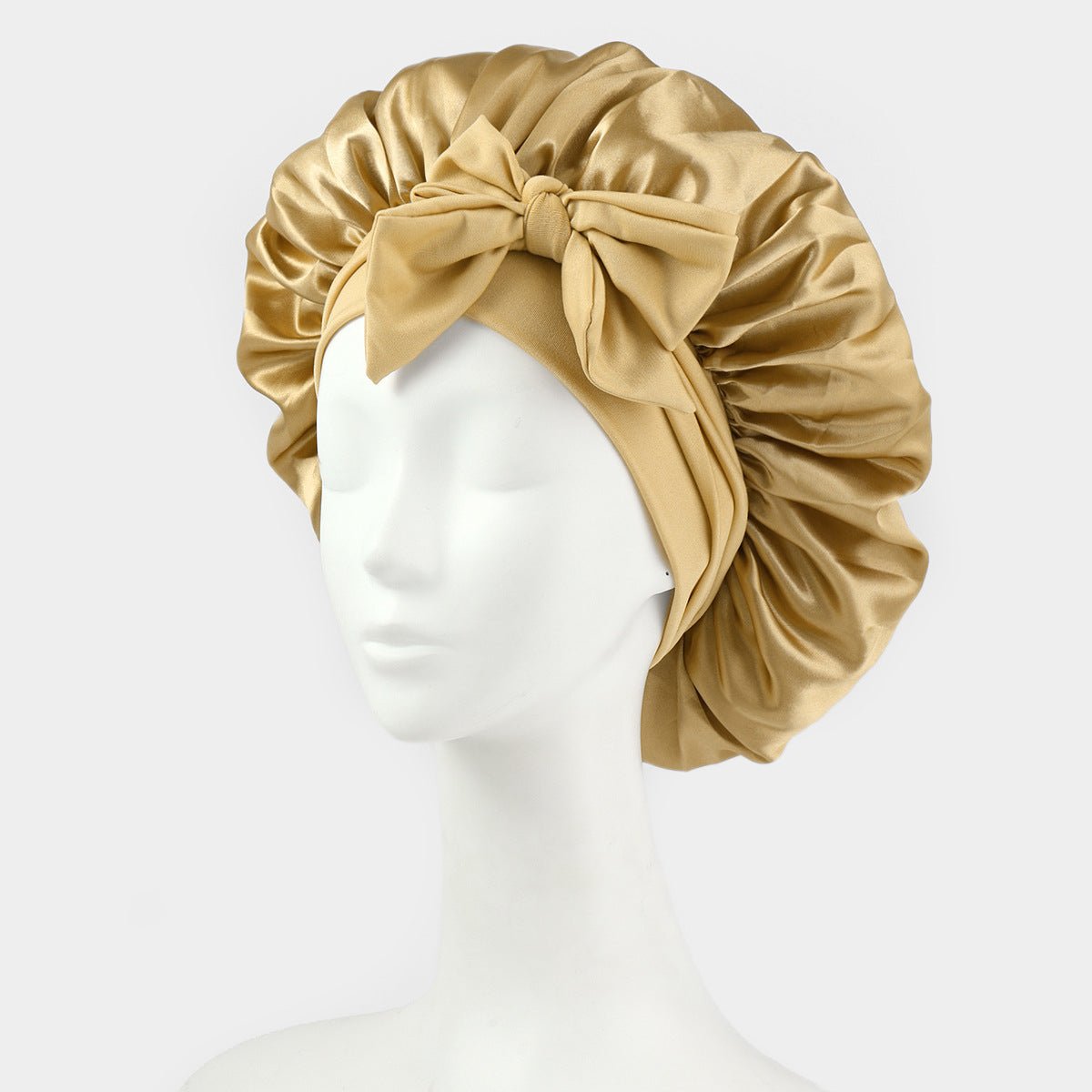 Silk Bonnet For Sleeping Women Satin Bonnet Double Layer Satin Lined Hair Bonnet With Tie Band Curly Hair - Phoenix